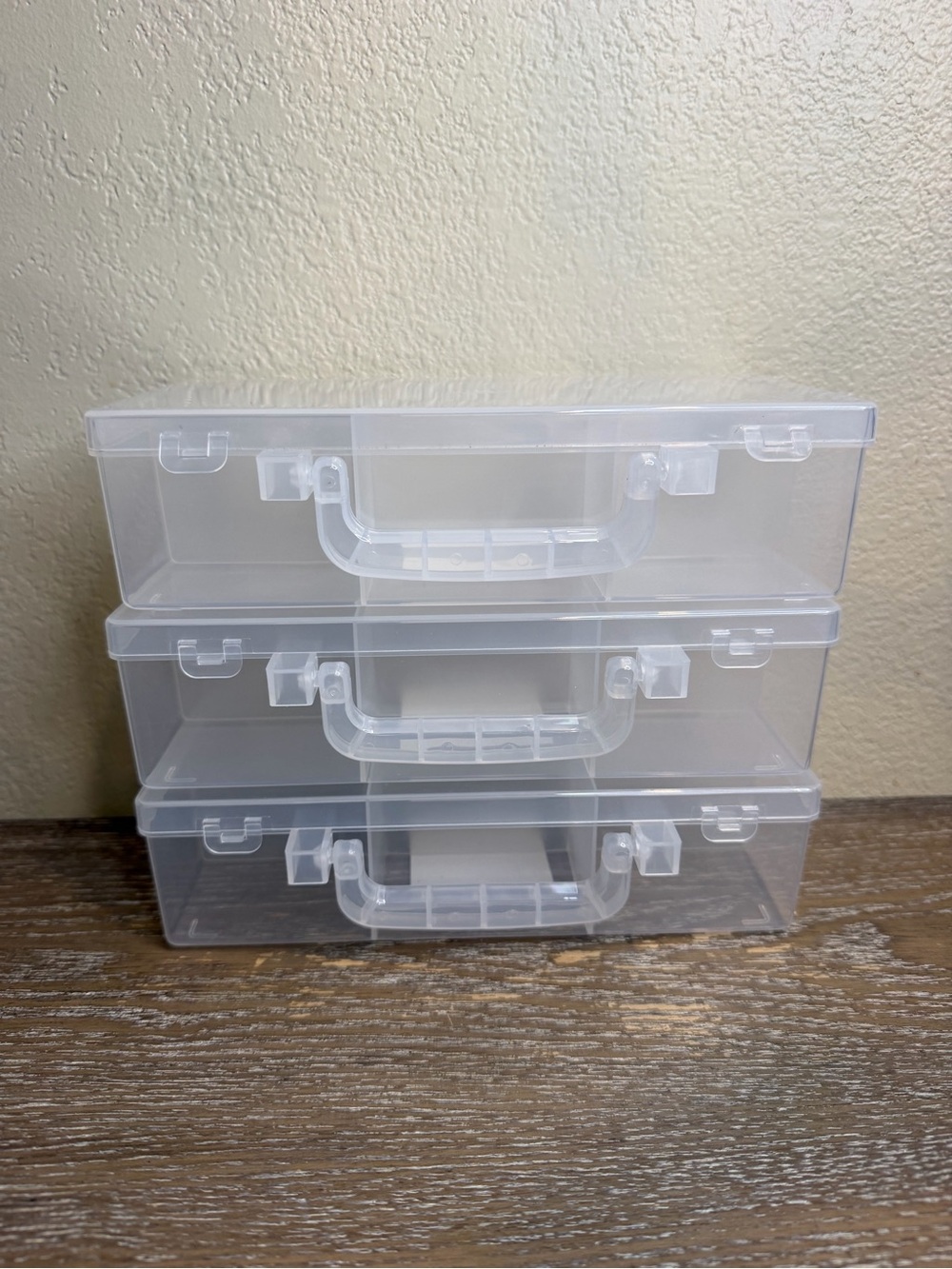 Target Bullseyes Playground Plastic Snackle Boxes Clear Set of 3